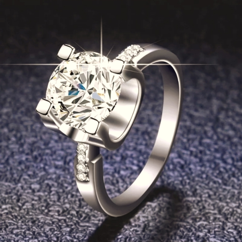 2ct Moissanite Engagement 💍